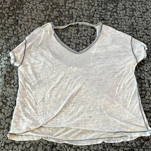 Free people cut out back oversize T-shirt